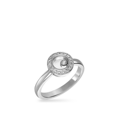 Anell Chopard Happy Diamods Icons d´or blanc i diamants