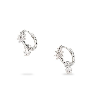 Agatha Paris Space Age Hoop Earrings