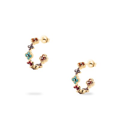 Agatha Paris Beloved Hoop Earrings