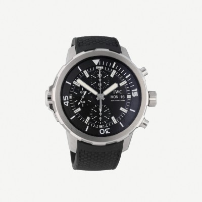 IWC Aquatimer Chronograph Steel and Rubber Watch