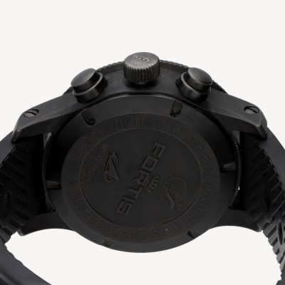 Fortis B-42 Black Rubber Watch