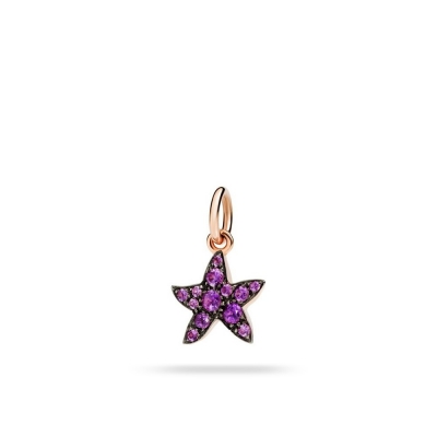 Amethyst star pendant