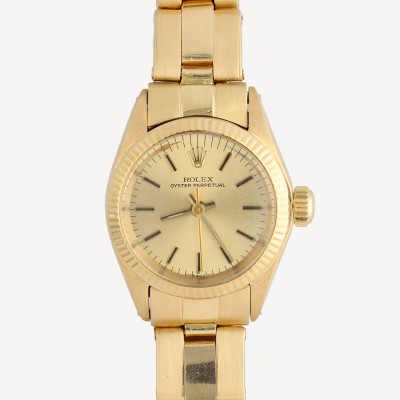 Rellotge Rolex Oyster Perpetual Or groc