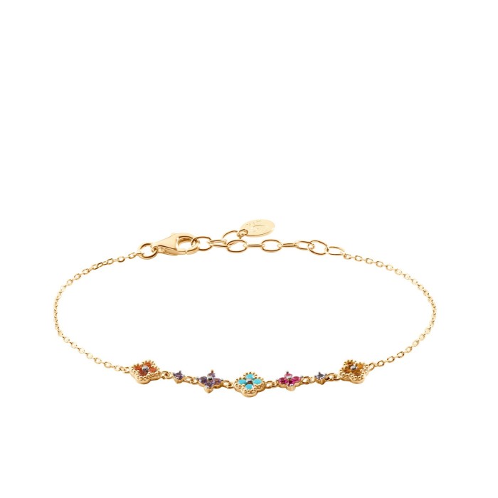 Agatha Paris Beloved Multicolor Chain Bracelet