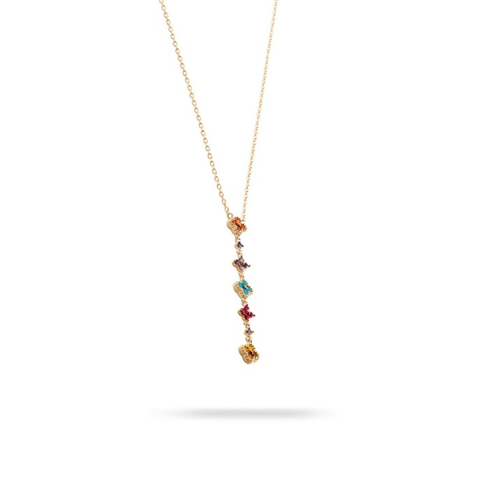 Short Beloved Necklace Agatha Paris Multicolor