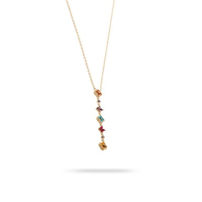 Short Beloved Necklace Agatha Paris Multicolor