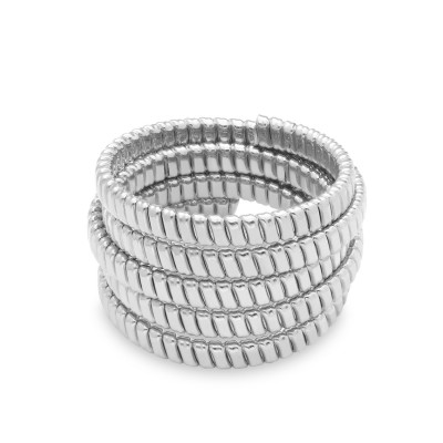 Grau Tubogas Ring White Gold