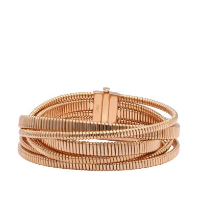 Grau 6-Turn Tubogas Bracelet Rose Gold