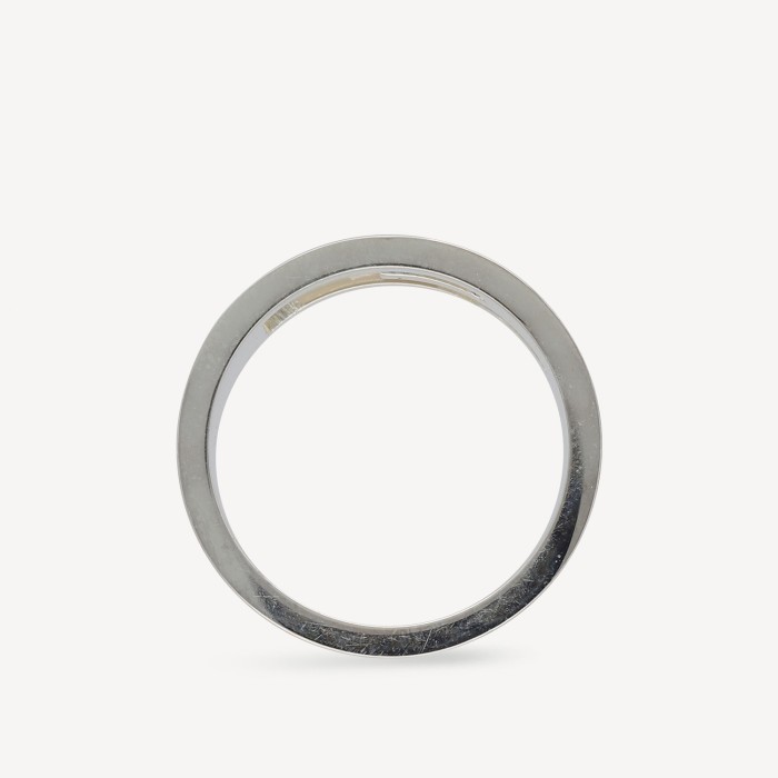 Gucci Branded Wide Silver Ring