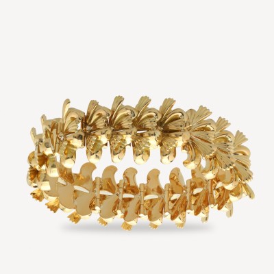 Pulsera Chevalier hojas oro amarillo