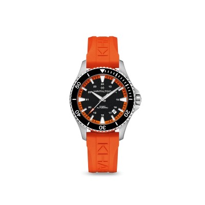 Rellotge Hamilton Khaki Navy Scuba Auto Mandarina