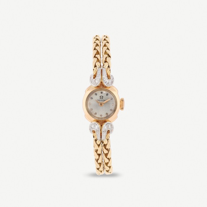 Reloj Omega vintage oro y diamantes