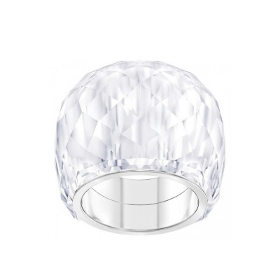 Swarovski Nirvana ring, white, stainless steel