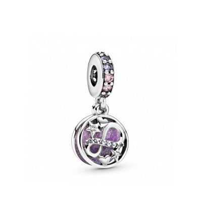 Charm Colgante Corazón infinito y estrellas de Pandora