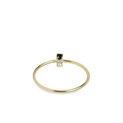 Anillo Carbon Gold