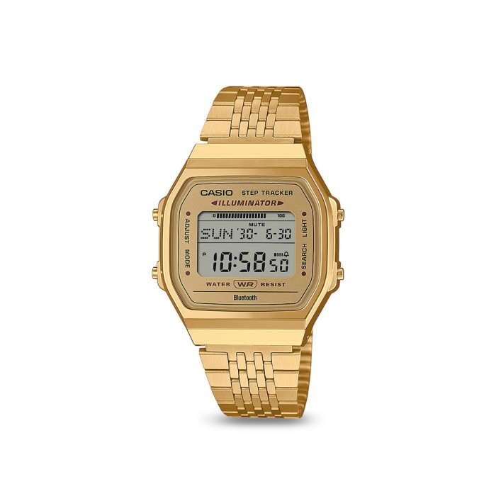 Gold Casio Iconic Vintage Watch