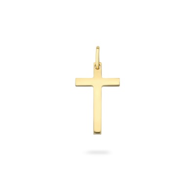 Grau Flat Cross Pendant Yellow Gold M