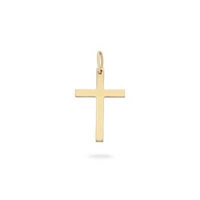 Grau Flat Cross Pendant Yellow Gold L