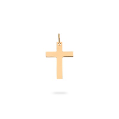 Grau Flat Cross Pendant Rose Gold XL