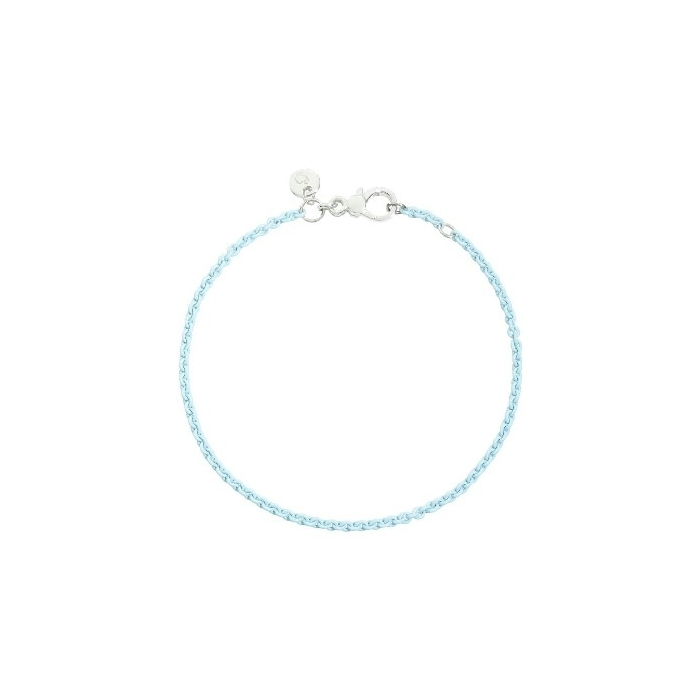 Light blue silver bracelet