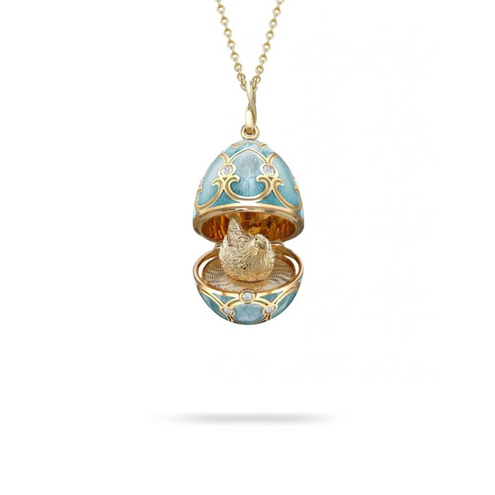 Fabergé Heritage Hen Surprise Locket Necklace