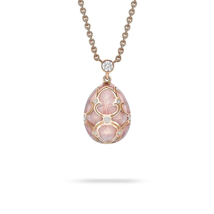 Fabergé Heritage Petite Egg Rose Gold Necklace