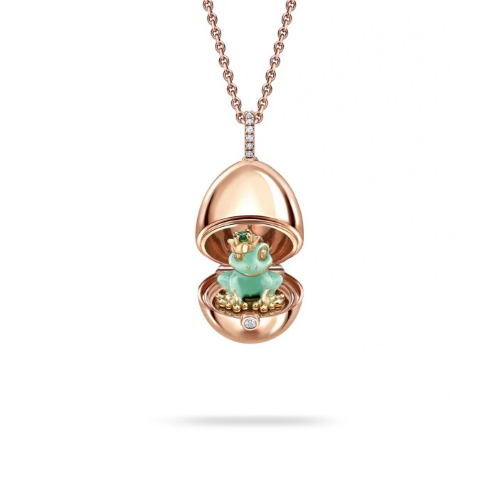 Fabergé Essence Frog Surprise Locket Necklace