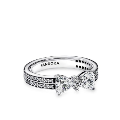 Double Band Bow Ring Pandora Moments