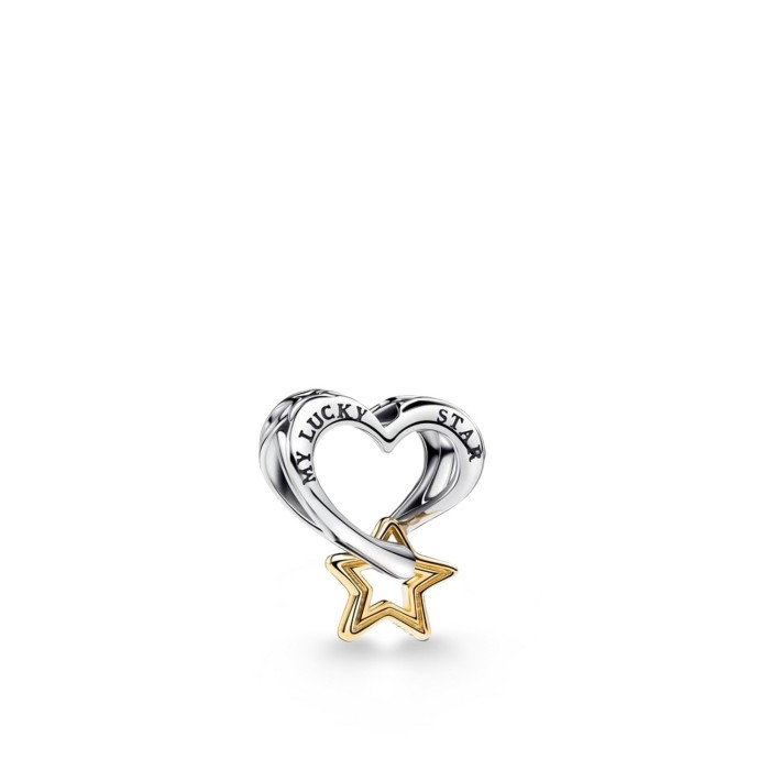 Pandora Moments Star and Heart Charm