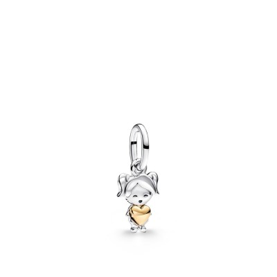 Happy Girl Pendant Charm Pandora Moments