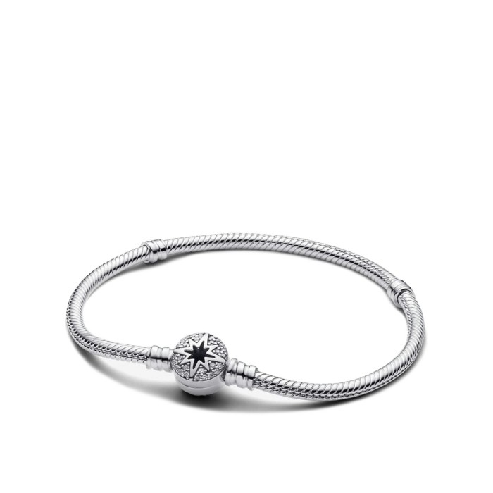 Pandora Moments Snake Chain North Star Bracelet