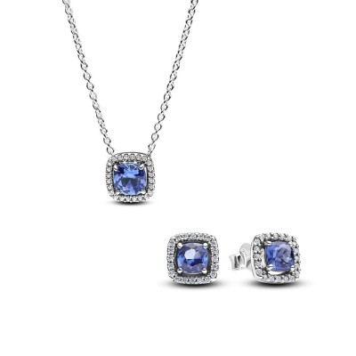 Conjunt de Regal Halo Blau Brillant Pandora