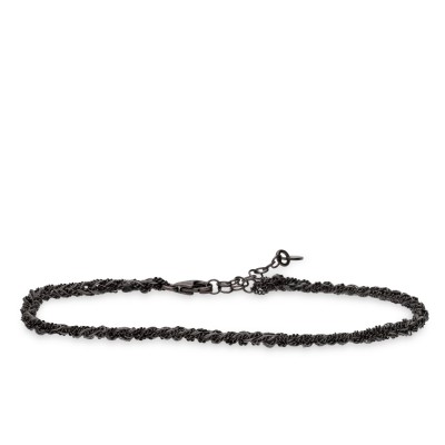 Darkened Silver Bracelet Grau Gray