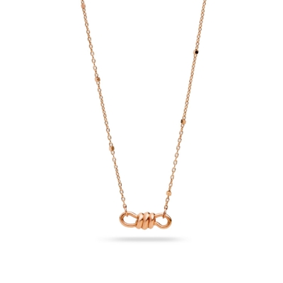 Rose gold necklace/choker with Dodo Nodo pendant