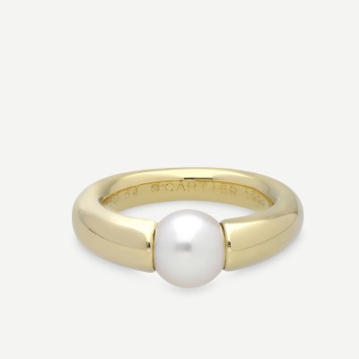 Anell Cartier perla blanca