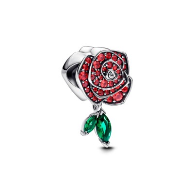 Pandora Sparkling Blooming Rose Charm