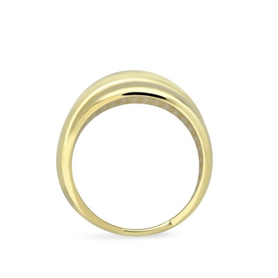 Grau Triple Band Ring Yellow Gold