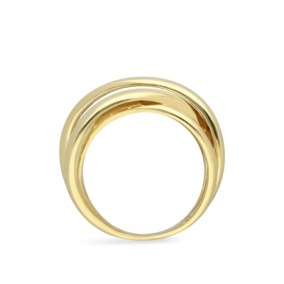 My Essence threads ring in yellow gold