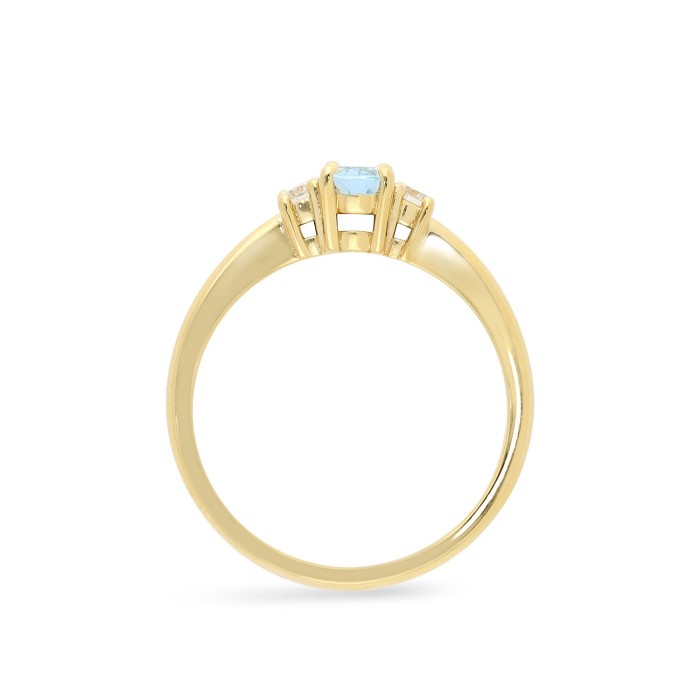 Grau Good Mood Aquamarine Ring