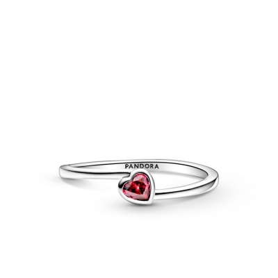 Pandora Solitaire Heart Ring
