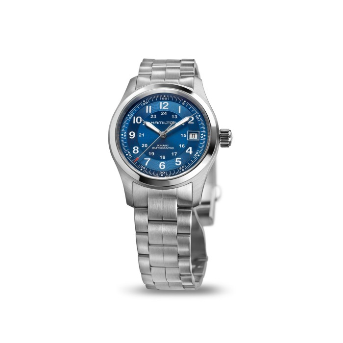 Hamilton Khaki Field automático esfera azul