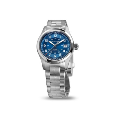 Hamilton Khaki Field automático esfera azul