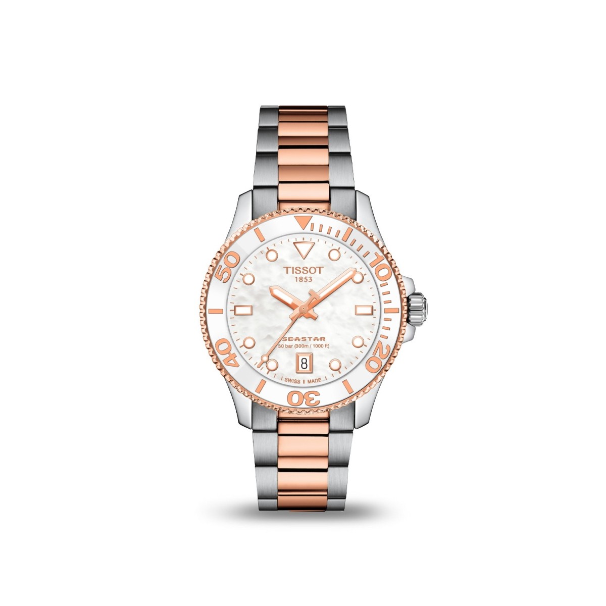 Tissot T-Sport Watch 36mm White Mother-of-Pearl