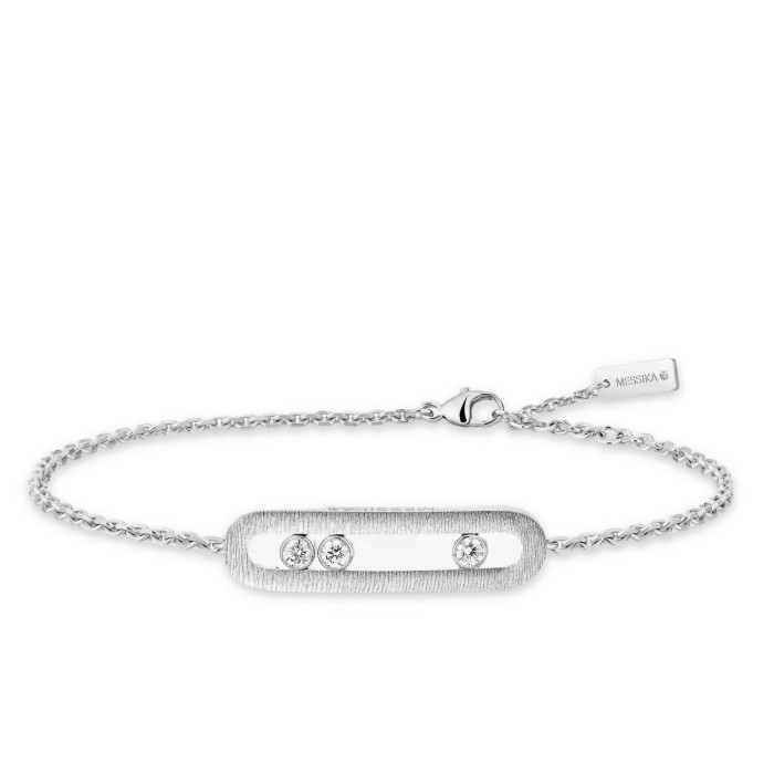 Pulsera Messika Move Classique en oro blanco
