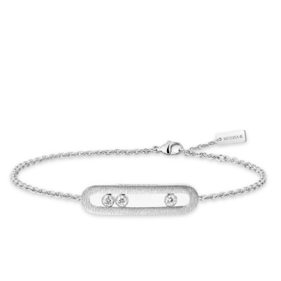 Pulsera Messika Move Classique en oro blanco