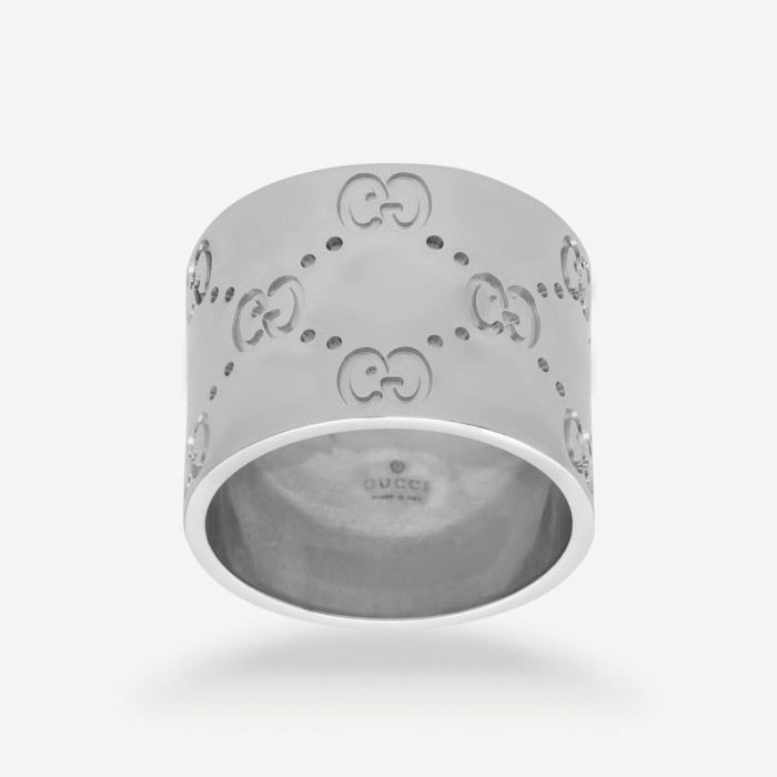 Gucci Ring 18k White Gold