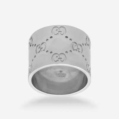 Gucci Ring 18k White Gold