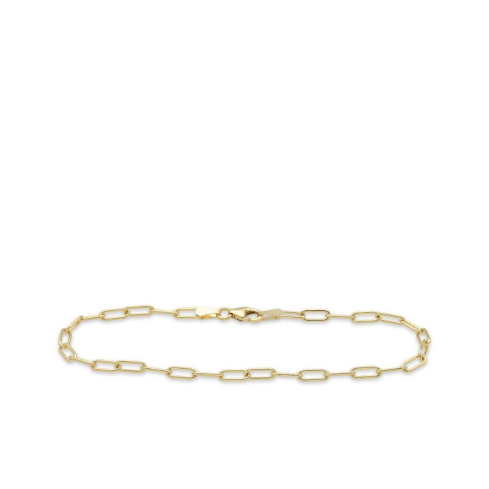 Pulsera Paperclip oro amarillo