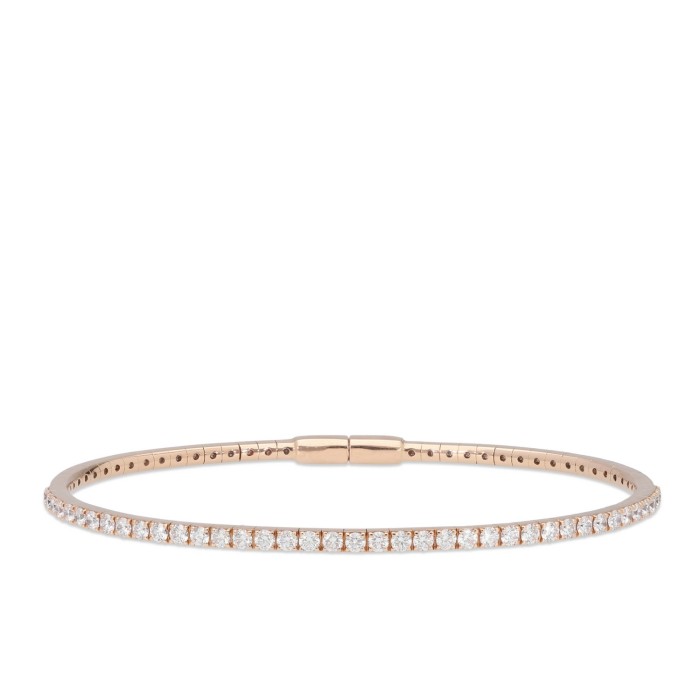 Rose Gold Diamond Bangle