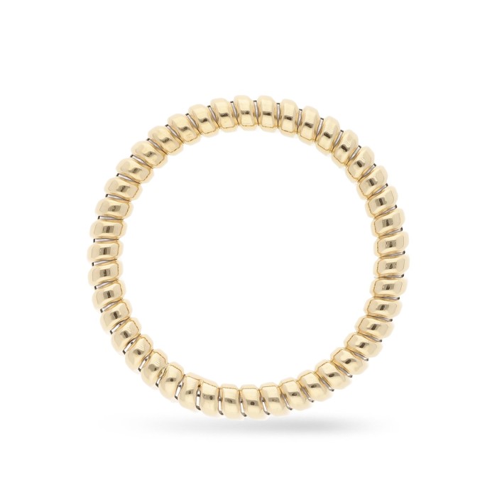 Tubogas Ring Grau Yellow Gold